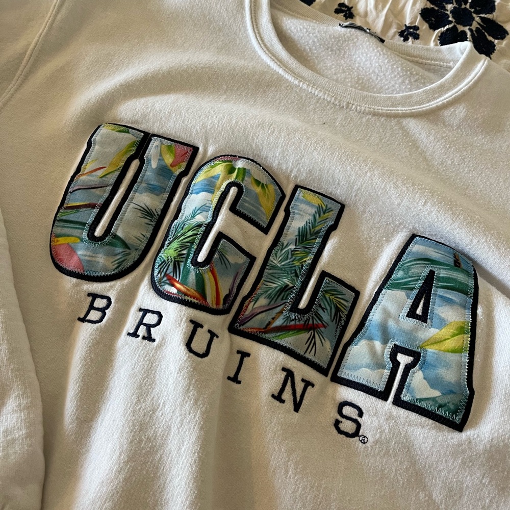 UCLA white sweatshirt